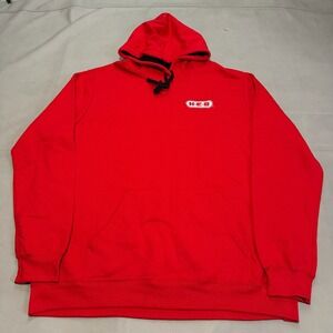 HEB Grocery Store Red Hoodie Sweater Employee Worker Official Men 2XL-6554